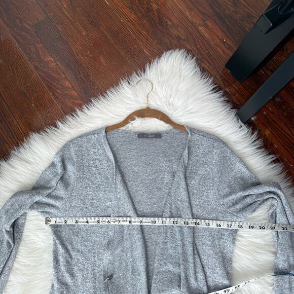 Heather Grey Open Sweater Super soft - Picture 8 of 8